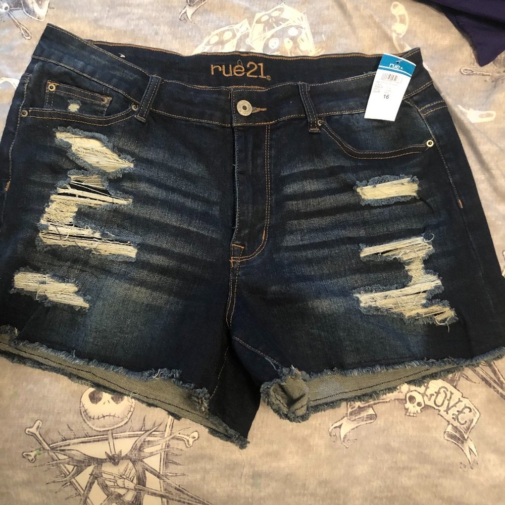 Rue 21 Plus Size Jean Shorts